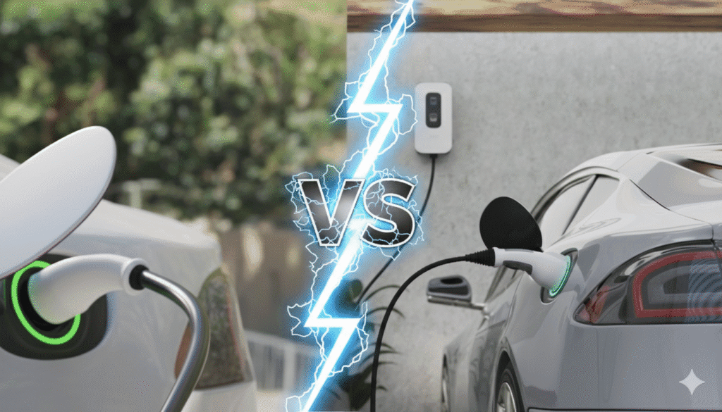 Tethered or Untethered EV Charger