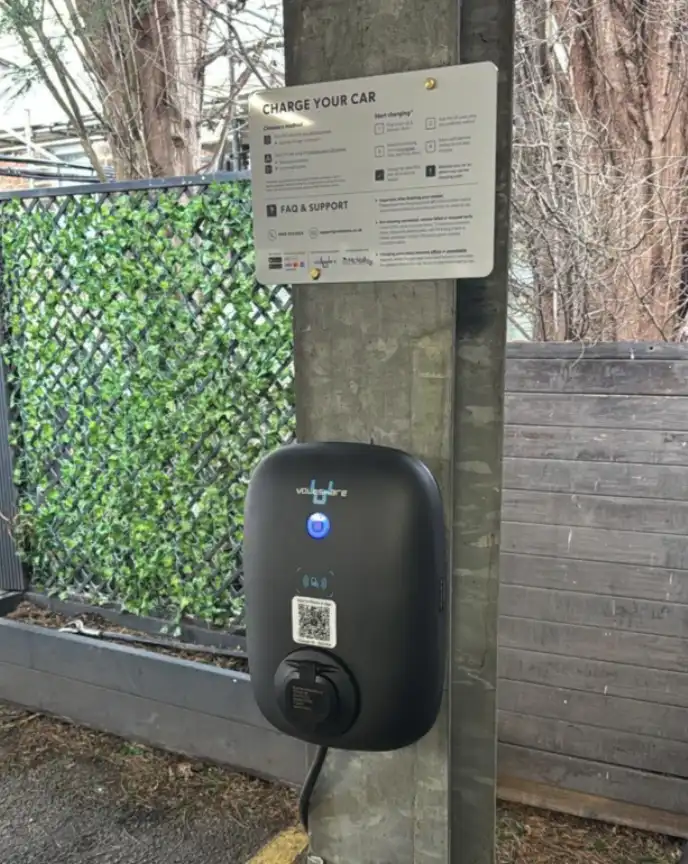 Commercial electric vehicle charging points for businesses